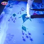 Museums Interactive Floor Projector Game 80 Visual Themes 4000 Lumen
