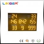 Simple Cabinet Custom Digital Cricket Scoreboard 100000 Hours LED Life for sale