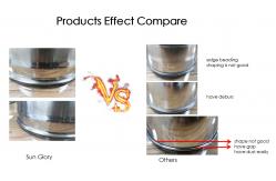 China Cookware production line Edge Cutting Trimming and Beading Crimping Machine supplier