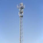 Angular 3 Legged Galvanized Steel Communication TV Antenna Tower 10-80m