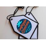 Dye Sublimation Blank Car Freshener Hanger Tag For Personalized Printing for sale