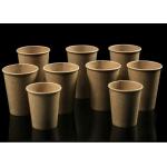 Single Wall Thick Insulated Paper Coffee Cups Biodegradable 8 Ounce Eco Friendly for sale