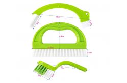 China Nylon Bristles 6pcs Tile Joint Brush Set Cleaning Scrubber supplier