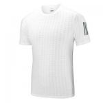 Laser Perforated 97%Polyester Men'S Athletic Clothing Round Neck Collar Shirt for sale