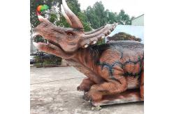 China Animatronic Triceratops Model For Theme Park Decoration supplier