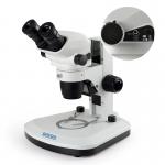 Pole Stand Zoom Stereo Optical Microscope No Light 0.7x~4.5x Zoom Lens for sale