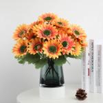 20x27cm Artificial Sunflower Bouquet Made of Durable Plastic for Long-Lasting Beauty