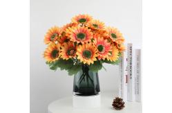 China 20x27cm Artificial Sunflower Bouquet Made of Durable Plastic for Long-Lasting Beauty supplier