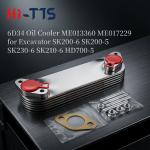 5P 6D34 Oil Cooler ME013360 ME017229 for Excavator SK200-6 SK200-5 SK230-6 SK210-6 HD700-5 for sale