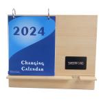 2024 Wood Wireless Charging Calendar New Style Creativity Custom Logo for sale