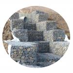 Earth Retaining Wall 1m X 1m X 1m Gabion Box Fence Woven Three Twist Hexagonal Pvc Coating for sale