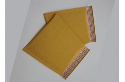 China Offset Printing Yellow Kraft Paper Bubble Mailers With 2 Sealing Sides supplier