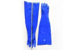 China Long Nitrile Gloves Oil Resistant Superior Durability For Material Handling supplier