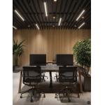 Building Soundproof Aluminium Ceiling Panel Grid Baffle Cnc Grate Punching for sale