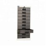 Stainless Steel  Anti Collision 400mm Wide Drawer Filing Cabinet for sale