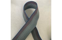 China 50mm Blue Latex Elasbelt Webbing made by Chinese rubber good resilience supplier
