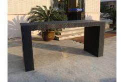 China Resin Wicker Bar Set With Power Coated Aluminum Or Steel Frame supplier