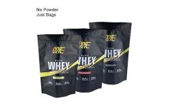 China Popular Customized Resealable Foil Standing Up Zip Pouch For Whey Protein Powder supplier