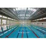 Durable Steel Structures Space Frame Roof  Swimming Pool Cover Simple Installation