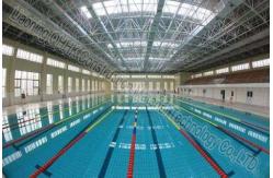 China Durable Steel Structures Space Frame Roof  Swimming Pool Cover Simple Installation supplier