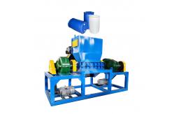 China Plastic Blue Barrel Plastic Trash Can Crushing Machine Shredder for Recycling supplier