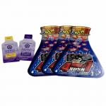 Digital Printing Custom Shape Small Plastic Flat Bags CBD Gummy Candy Snack Pouch Peanut Butter Sachet for sale