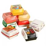 Low Price Customized Biodegradable Clam Shell Boxes for Fast Food Burger Takeaway
