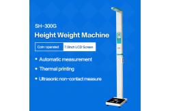 China Coin Operated Ultrasonic Height and Weight Vending Machine supplier