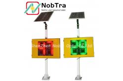 China Up To 500 Meters Visibility Range Integrated Radar Solar Traffic Signal supplier