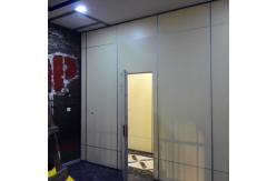 China Interior Room Divider Folding Partition Walls Fabric Surface For Ballroom supplier