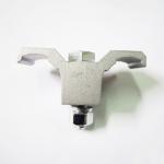 DYE28-01 Castor Wheel Mounting Base Wheel Support Bracket For Lean Rack System for sale