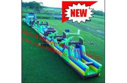 China Huge Fire Retardant Inflatable Obstacle Course For Adults And Children supplier