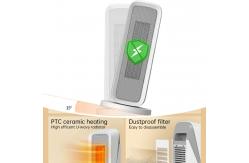 China IP44 Ceramic PTC Heating Desktop Heater Fan With Over Heating Falling Protection supplier