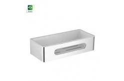 China Brushed Bathroom Corner Shelf Stainless Steel SUS304  Single Layer supplier