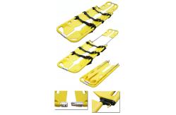China 7kg ,162cm Aluminum Folding Stretcher Multifunctional Medical Lightweight Portable Folding Scoop Stretcher supplier