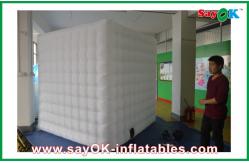 China 2.6m Height White Strong Oxford Cloth Photo booth With LED Light supplier