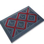 25MM Outdoor EVA Base Non Slip Entrance Mats Shoe Scraper Brush Mat 150x150 for sale