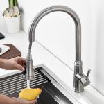 Flexible Single Hole Kitchen Sink Faucet DC4.5-6.5V Smart Kitchen Tap for sale