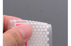 China Clear TPU White Silicone Dots Screen Printed Patches Custom Logo For Garments supplier