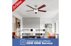China Remote Control ROHS Modern Flush Mount Ceiling Fan With Light supplier