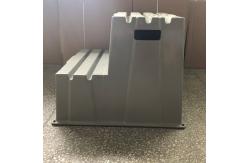 China Two Steps Grey Anti-slip Plastic Step Stool For High Place Reach supplier