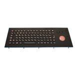 Rugged Trackball Black Metal Keyboard for sale