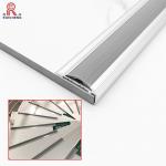 Rubber Flooring Aluminium Non Slip Stair Nosing 1.8mm Thickness Antioxidation for sale