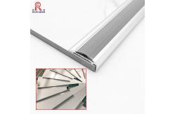 China anti slip Aluminium Stair Nosing Edge Trim 3m Length BA Surface supplier