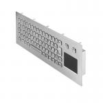 IP67 dynamic waterproof stainless steel industrial keyboard with sealed tough touchpad