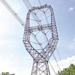 110KV 132KV Galvanized Angel Steel Lattice Transmission Line Tower for sale
