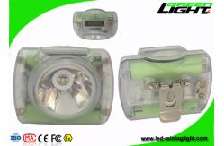 China USB Charging Miners Helmet Light IP68 13000lux PC Material With OLED Screen supplier