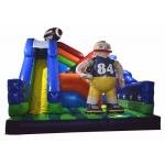 Inflatable Fun City American Football / Soccer Sport Games Bounce House With Slide for sale