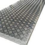 Zero Spangle Galvanized Checkered Steel Plate Roll Hot Rolled GI Checkered Sheet