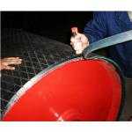 Small Diamond Groove Rubber Conveyor Pulley Lagging With Bonding Layer